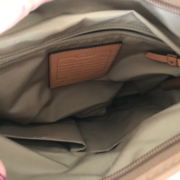 Coach Signature Handbag - Picture 7 of 8